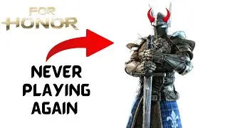 I can FINALLY NEVER play Warden again! - For Honor