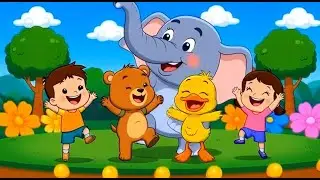 The Animal Dance Song! 🐻🦆 Funny Move & Freeze Dance for Kids | Lolo & Friends