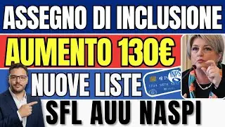 Pagamenti Ottobre Assegno di Inclusione: Aumenti 130&euro;, SFL, AUU e Liste Bonus 500&euro; Carta Dedicata