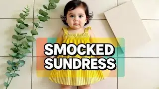 Beginners Can Make This Adorable Smocked Dress! ✂️🧵🪡👗