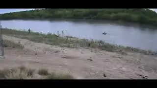 Abandoned migrant child drifts down Rio Grande on flotation device