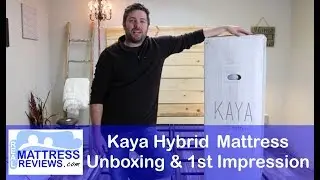 Kaya Sleep Hybrid Mattress Unboxing & 1st Impression | Kaya Review