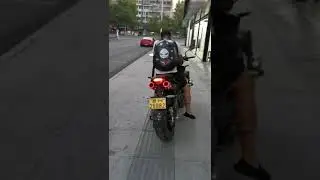 Motorcycle valved exhaust with led exhaust tip