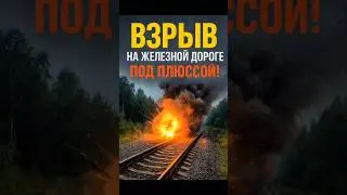 💥Железная дорога под прицелом: громкий взрыв в Псковской области!
