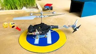 Do-it-yourself train engine in a train engine￼ || small helicopter||@minigarden3309 @KeepVilla