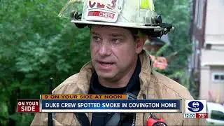 House catches fire in Covington
