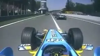 2006 Monza:Fernando Alonso's start with Renault R26