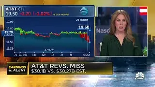 AT&T beats on earnings, misses on revenue