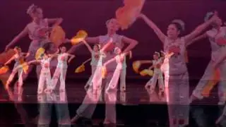 Dancing Flower Joyful Fan