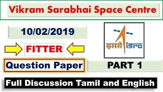 | ISRO | | VSSC | | FITTER | 2019 |   | QUESTION PAPER WITH ANSWER |