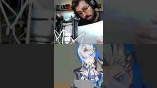 Neuvillette and The Voice Actor 🕺💃 #hoyoverse#genshinimpact #neuvillette #fontainegenshin #memes