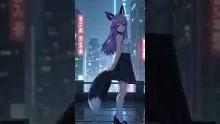 История Цукино, услышанная в дождь #Цукино #анимеистория #аниме #foxgirl #magictok #ночнаямагия