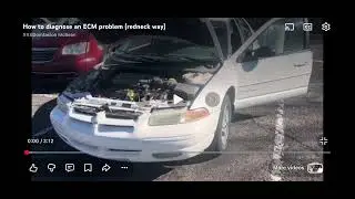Past video reflections| ￼ how to diagnose an ECM (the redneck way)