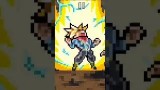 Trunks future VS Xeno Goku Black #powerwarriors #Dragonball