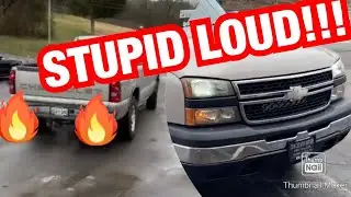 2007 Chevy Silverado 4.8L V8 DUAL EXHAUST w/ Straight Pipes!!