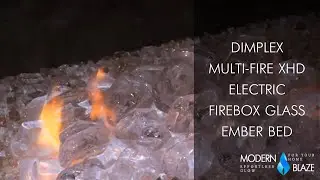 Dimplex Multi-Fire XHD&trade; Electric Firebox Glass Ember Bed