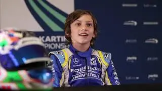 FIA Karting - Kristianstad - Friday Qualifying: Antonelli Press Conference