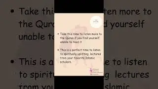 ‼️TEN activities to do during your menses to BENEFIT FROM RAMADAN #ramadan #islam #education #women