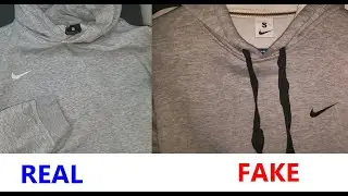 Nike Hoodie real vs fake. How to spot counterfeit Nike Hoodies, sweaters and sport jackets