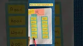 #shorts #phonics# repeated vowel O || Digraph &ldquo;oo&rdquo;
