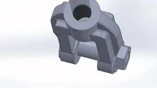 Estudio de camaras Barra de conexion - Solidworks