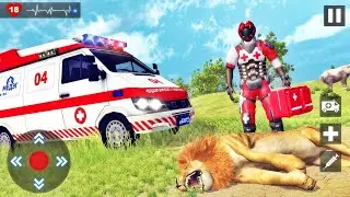 Doctor Robot 3D Animal Rescue Simulator - Emegency Ambulance Van Driver - Android Gameplay
