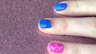 Blue Valentine Nails