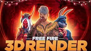 Free Fire 3D Render Pack | FF 3D Render Pack Android And Pc |
