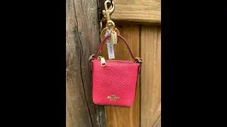 COACH MINI VAL DUFFLE BAG CHARM