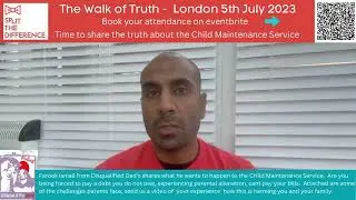Walk of Truth - Parents share their experience of the Child Maintenenace Service