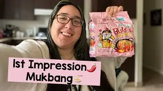 I FINALLY TRIED BULDAK 🍜🌶️🥵 1st Try & Mukbang👀