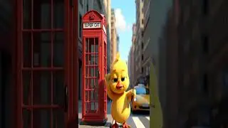 Supercat Rescues Duckling | Hero Cat Saves Duck | Epic Animal Rescue Animation. #shorts  #supercat