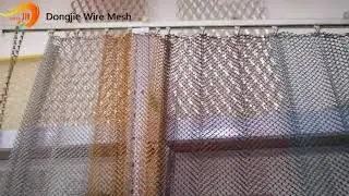 chain mail curtain chain link mesh room divider Factory direct sales