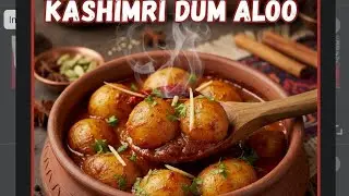 Kashmiri dum aloo-the authentic way/without onion garlic recipe/10 min me hotel jesi gravy
