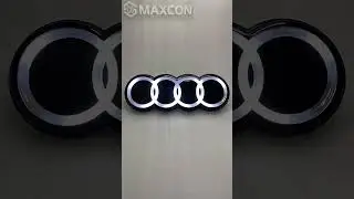 How to Upgrade Your Audi with an Illuminated Front Logo | SCUMAXCON LED Emblem Test