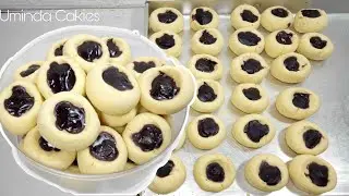 KUE KERING 3 BAHAN - KUE THUMBPRINT BLUEBERRY NGEPRUL RENYAH LUMER // Part 5