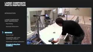 HandyPROBE Application - Inspecting A Large Composite Part