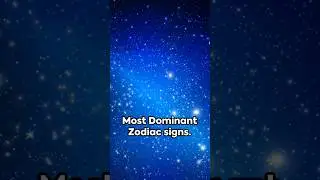 ⭐️TOP 5 ⭐️ Most DOMINANT Star Signs- Ruling Zodiac Stars⭐️ 🔴 #zodiac #shorts #astrology
