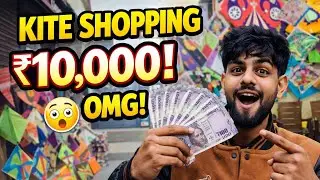 Kite Shopping vlog 10000rs  💪🏻 | Pehla gye c pind sasti kite Len 🤣 #kiteshopping #vlogs #kitevlogs 