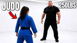 Judo Black Belt vs Larger Attacker
