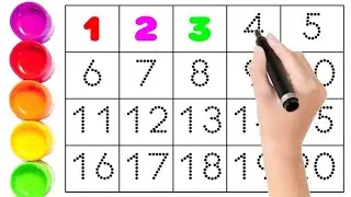 Learn Counting 1 to 20 | Numbers Learning for Toddlers & Preschool Kids