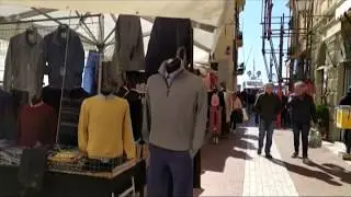 IMPERIA, A ONEGLIA IL MERCATO E I PORTICI AI TEMPI DEL CORONAVIRUS