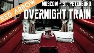 Train Moscow to St. Petersburg | Russia Travel Vlog