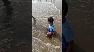 Hetvik enjoying at Sandunes Beach - Pondicherry #shorts #shortvideo #youtubeshorts #trending
