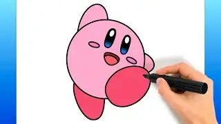 How To Draw Kirby (Easy Drawing Tutorial)