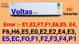 Voltas Inverter AC error code | voltas Inverter AC all error code