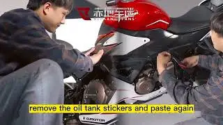 Used For CFMOTO 300SR 300SS Bike Fuel Tank Protection Stickers Kits O