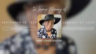 In Loving Memory Of Marie Lemaise Beauvais | Samedi 31 janvier, 2026 | FSBC OF SPRING VALLEY, NY