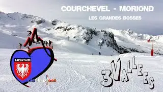 Courchevel, Moriond 1650, les grandes bosses
