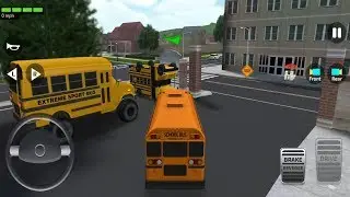 Super High School Bus Driving Simulator 3D - 2019 Android Gameplay #2